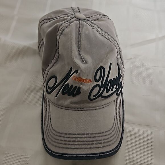 Robin Ruth Men's Logo New York Baseball Cap One Size  Gray/ Blue - Picture 14 of 16